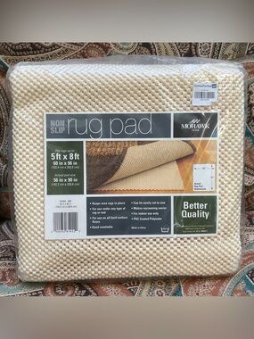 Mohawk non slip rug pad  56”x 90”. NWT
